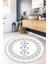 Dijital Baskılı Kaymaz Taban Yıkanabilir Yuvarlak Salon Halısı Mutfak Halısı Paspas VHYU-HT-571 1