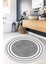 Dijital Baskılı Kaymaz Taban Yıkanabilir Yuvarlak Salon Halısı Mutfak Halısı Paspas VHYU-HT-530 1