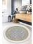 Dijital Baskılı Kaymaz Taban Yıkanabilir Yuvarlak Salon Halısı Mutfak Halısı Paspas VHYU-SD-1074 1