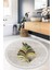 Dijital Baskılı Kaymaz Taban Yıkanabilir Yuvarlak Salon Halısı Mutfak Halısı Paspas VHYU-SD-271 1