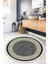 Dijital Baskılı Kaymaz Taban Yıkanabilir Yuvarlak Salon Halısı Mutfak Halısı Paspas VHYU-SD-1073 1