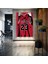 Michael Jordan Art Chicago Bulls Basketbol Nba Kırmızı Forma Yirmi Üç Kanvas Tablo 1
