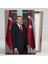 Recep Tayyip Erdoğan Cumhurbaşkanı Reis Türk Bayrağı Kanvas Tablo 2