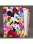 Kırmızı Ayakkabılı Tokalı Kalpli Etekli Minnie Mouse Fare Heart Kanvas Tablo 2