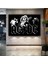 Ac Dc Rock N Roll Müzik Grubu Gitar Siyah Beyaz Nostalji Sanat Kanvas Tablo 1