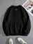 Kadın Çizgili Kalp Baskılı Oversize Sweatshirt 2