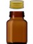 140 cc Amber Tablet Şişesi Kahverengi 140 ml Cam Hap Şişesi Metal Gold Kapaklı 1 Adet 1