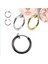Unisex Gold Cerrahi Çelik Deliksiz Fake Piercing Tragus Helix Küpe 2