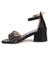 Kiko 765 Çatlak Günlük Kız Çocuk 3 cm Topuk Sandalet Ayakkabı Siyah 5