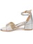 Kiko 768 Ayna Kum Günlük Kız Çocuk 3 cm Topuk Sandalet Ayakkabı Gümüş 5