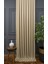 Bej Petek Kadife Dokulu Fon Perde, 1/2 Seyrek Pile, 90 x 250 cm 1