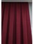 Bordo Petek Kadife Dokulu Fon Perde, 1/3 Sık Pile, 60 x 240 cm 3