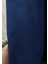 Lacivert Petek Kadife Dokulu Fon Perde, 1/2 Seyrek Pile, 60 x 240 cm 5