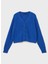 Düz Mavi Kiz Çocuk Atlet Nlfnollen Knit Short Cardigan 3