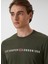 O Yaka Baskılı Haki Erkek T-Shirt 231 Lcm 242005 Jason 5