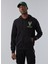 Kapüşon Yaka Siyah Erkek Sweatshirt 60284687NBA Scrıpt Fz Mılbuc Blkmp 1