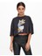 Kadın Duffy Dasiy Duck Crop Geniş T-Shirt - 15262415 1