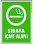 Sigara Içme Alanı Uyarı Ikaz Levhası 25X35 cm 1