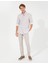 Erkek Bej Slim Fit Uzun Kollu Gömlek 50249767-VR011 4