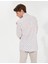 Erkek Bej Slim Fit Uzun Kollu Gömlek 50249767-VR011 5