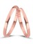Pembe Altın Çift Alyans 2mm 1