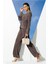 2'li Piliseli Yeşil Bluz Pantolon Takım S27269 3