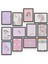 Unicorn 12 Parça Mdf (Ahşap) Tablo Ofis Boyu 30 x 30 cm cm 2