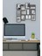 Gri 12 Parça Mdf (Ahşap) Tablo Ofis Boyu 30 x 30 cm cm 1