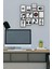 Müzik 12 Parça Mdf (Ahşap) Tablo Ofis Boyu 30 x 30 cm cm 1