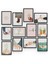 Papatya 12 Parça Mdf (Ahşap) Tablo Ofis Boyu 30 x 30 cm cm 2