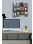 London 12 Parça Mdf (Ahşap) Tablo Ofis Boyu 30 x 30 cm cm 1