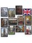 London 12 Parça Mdf (Ahşap) Tablo Ofis Boyu 30 x 30 cm cm 2