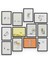 Ok 12 Parça Mdf (Ahşap) Tablo Ofis Boyu 30 x 30 cm cm 2
