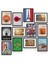 Şehirler 12 Parça Mdf (Ahşap) Tablo Ofis Boyu 30 x 30 cm cm 2