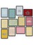 Ingilizce Sözler 12 Parça Mdf (Ahşap) Tablo Ofis Boyu 30 x 30 cm cm 2