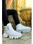 Beyaz Dozer Taban Unisex Günlük Spor Bot 1