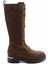 Dark Brown Leather Kadın Bot & Bootie HD0777002801 2