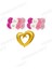 Bride Baskılı Balon ve Ortası Boş Gold Kalp Folyo Balon Seti 1