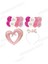 Bride Baskılı Balon Ortası Boş Rose Gold Kalp Folyo ve Brıde Taç Seti 1