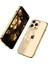 Iphone 14 Pro Uyumlu Kılıf Kamera Çıkıntılı Koruma Kenar Parlak Gold Lazer Kesim Silikon Kapak 1