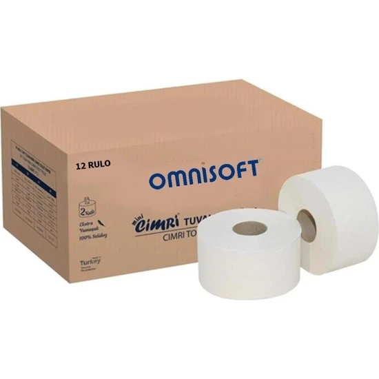 Omnisoft Mini Cimri Içten Çekmeli Tuvalet Kağıdı 4 kg 12 Rulo