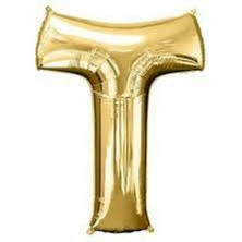 Rönesans Parti 16" Inç 40 cm Folyo Balon Gold Renk '' T '' Harfi