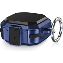 Basias Samsung Galaxy Buds Live Galaxy Buds Pro Kılıf Darbeye Dayanıklı Sert Koruyucu + Askılık