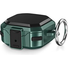 Basias Samsung Galaxy Buds Live Galaxy Buds Pro Kılıf Darbeye Dayanıklı Sert Koruyucu + Askılık