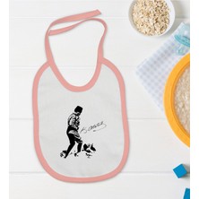 Bk Kids Atatürk Temalı Pembe Bebek Mama Önlüğü-16