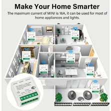 Tuyam Smart Wifi Destekli Akıllı Tekli Işık Anahtarı Uzaktan Kontrol[10 adet]
