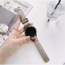 Basias Huawei Watch Gt2 46 mm Şeffaf Saydam Silikon Kordon