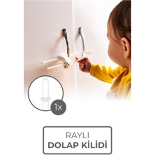 Raylı Dolap Kilidi