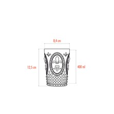 Depa Akrilik Renkli 6'lı Kısa Bardak & Su Meşrubat Kahve Yanı Bardağı 400 ml ( Cam Değildir )