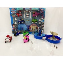 Kardelen Paw Patrol 20 Parça Yarış Pist Oyun Seti Paw Patrol Oyuncak 4 Araç